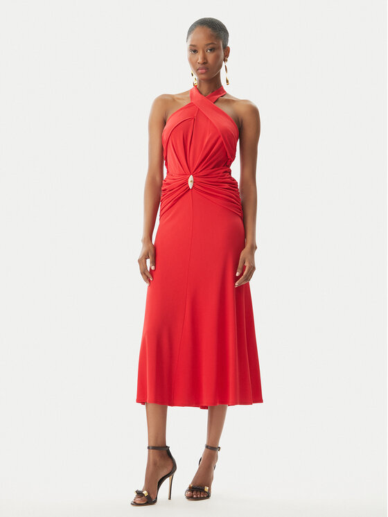 Elisabetta Franchi Kokteilinė suknelė · Raudona · Midi