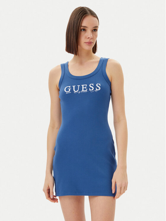 Guess Kasdieninė suknelė · Mėlyna · Mini