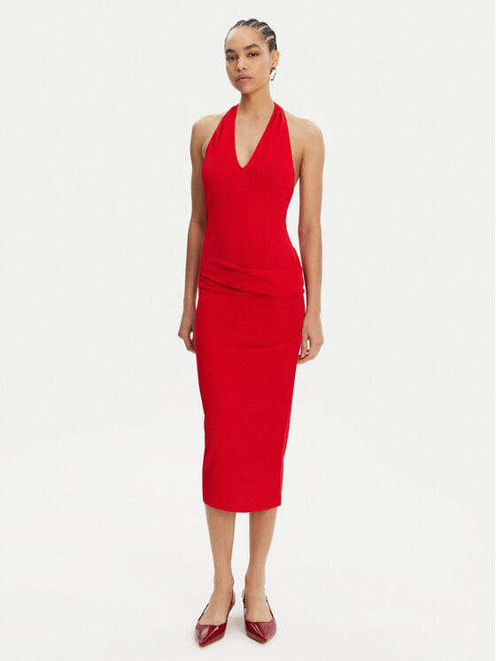 JACQUEMUS Kokteilinė suknelė · Raudona · Midi