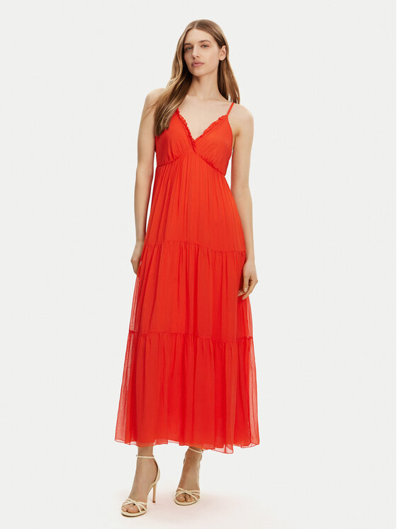 Haveone Vasarinė suknelė · Oranžinė · Maksi