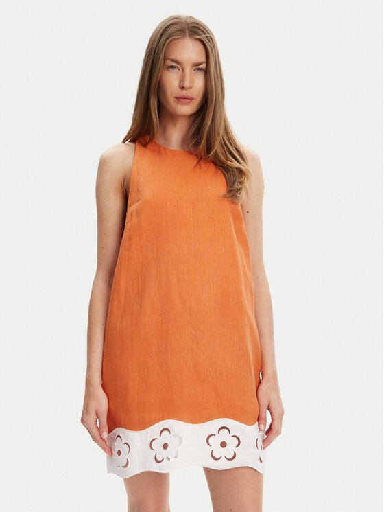 STAUD Vasarinė suknelė · Oranžinė · Mini