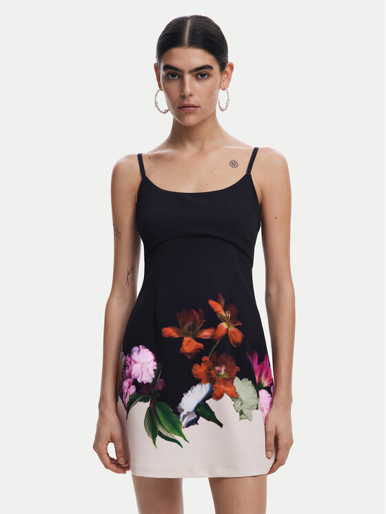 Desigual Vasarinė suknelė · Juoda · Mini