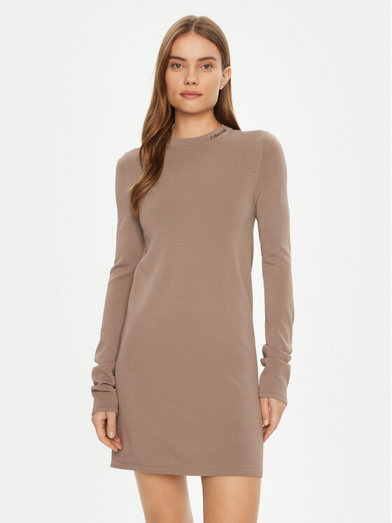 Calvin Klein Jeans Kasdieninė suknelė · Smėlio · Mini
