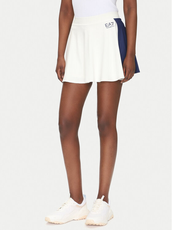 EA7 Emporio Armani Teniso sijonas · Balta