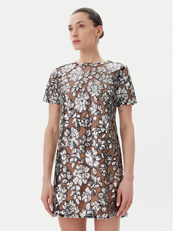MICHAEL Michael Kors Kokteilinė suknelė · Sidabrinė · Mini