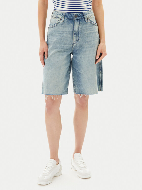 Wrangler Džinsiniai šortai · Mėlyna