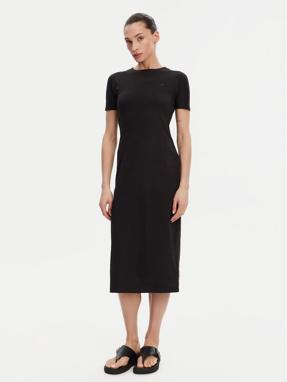 Calvin Klein Kasdieninė suknelė · Juoda · Midi