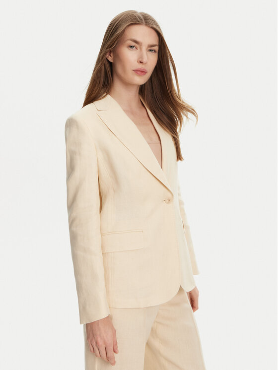 Weekend Max Mara Švarkas · Écru · Regular Fit