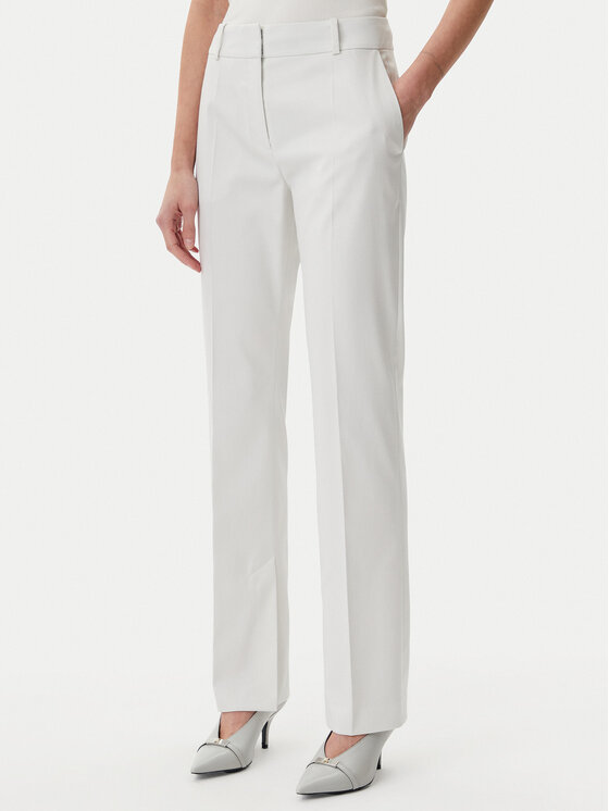 Kodas 20MAY HUGO Medžiaginės kelnės · Balta · Slim Fit