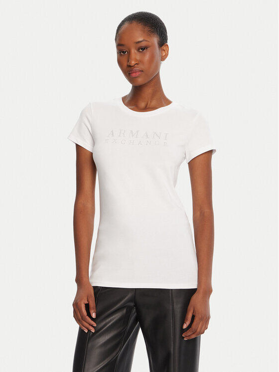 Armani Exchange Marškinėliai · Balta