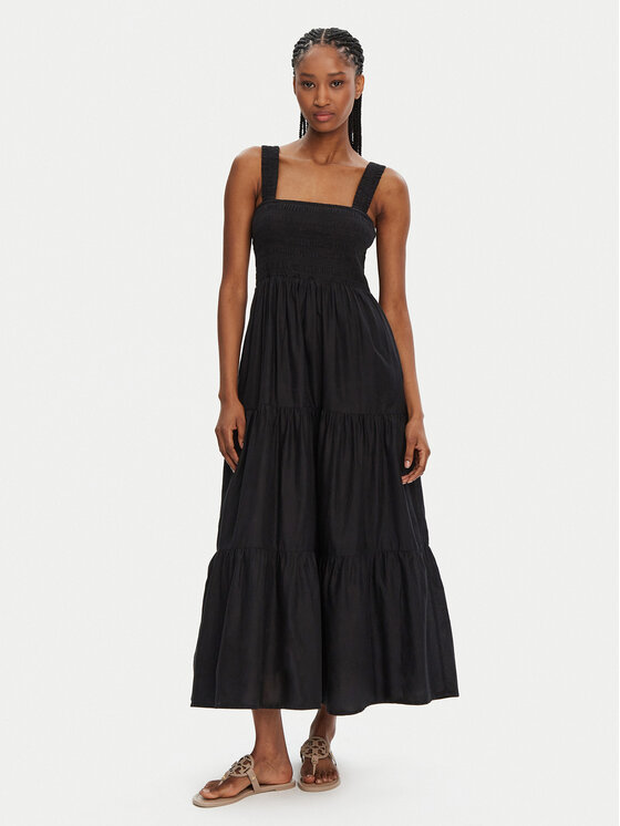 Seafolly Vasarinė suknelė · Juoda · Midi