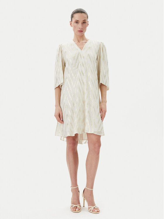 Bruuns Bazaar Kokteilinė suknelė · Smėlio · Midi