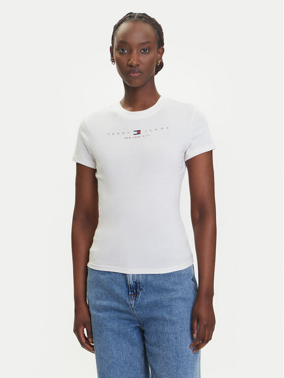 Tommy Jeans Marškinėliai · Écru