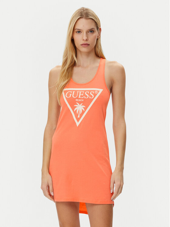 Guess Kasdieninė suknelė · Oranžinė · Mini