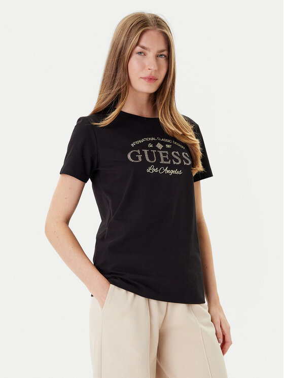 Guess Marškinėliai · Juoda