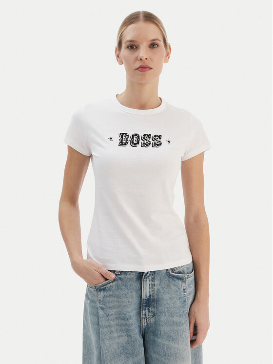 BOSS Marškinėliai · Balta