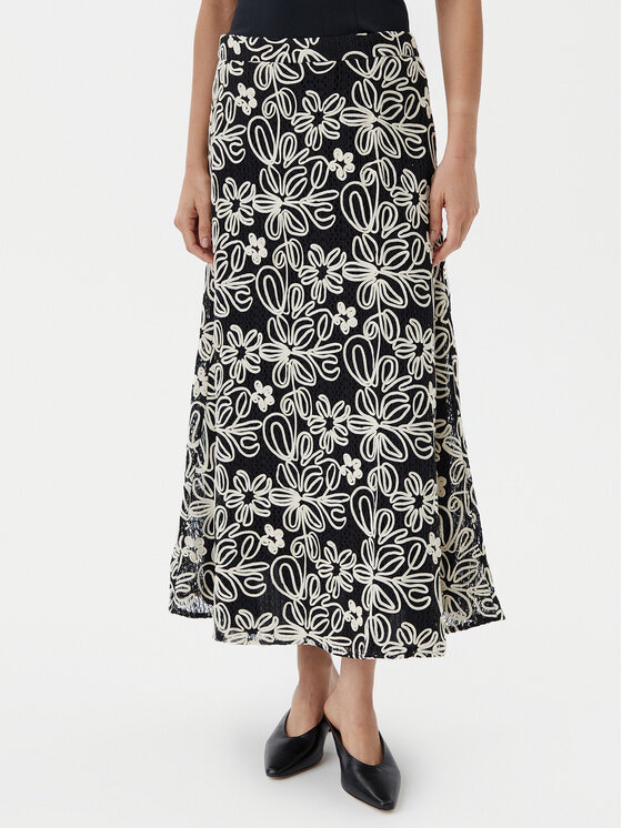 Luisa Spagnoli Midi sijonas · Juoda · Midi