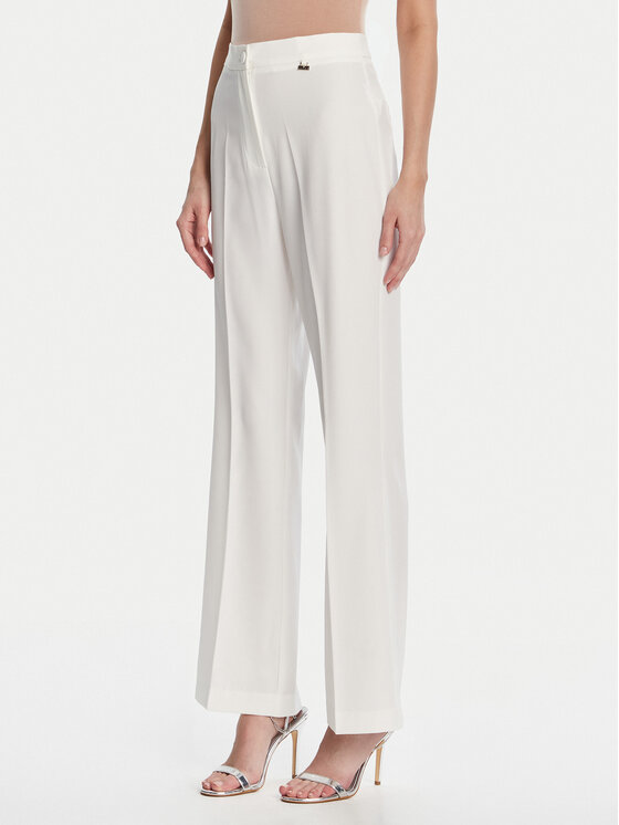 Artigli Medžiaginės kelnės · Balta · Regular Fit