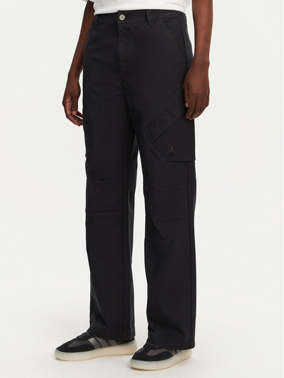 Nike Medžiaginės kelnės · Juoda · Regular Fit