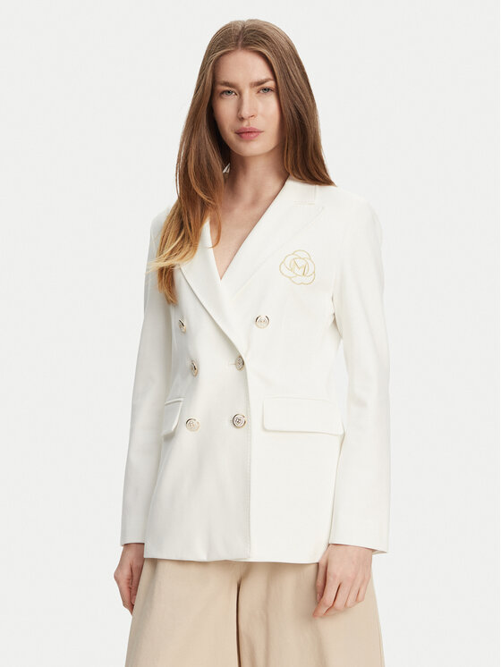 Kodas 20MAY Marella Švarkas · Balta · Slim Fit