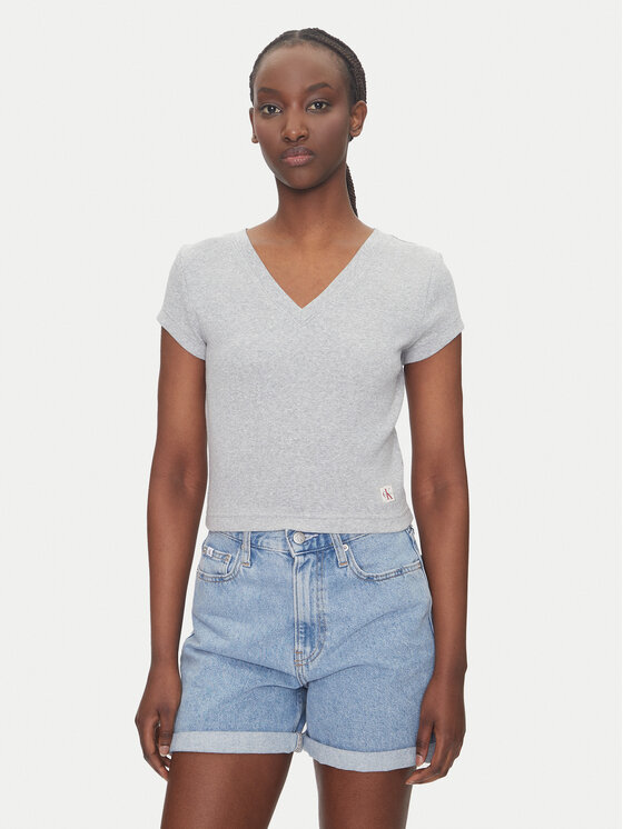Calvin Klein Jeans Marškinėliai · Pilka