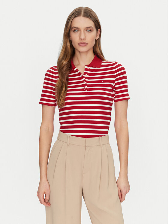Tommy Hilfiger Polo marškinėliai · Raudona