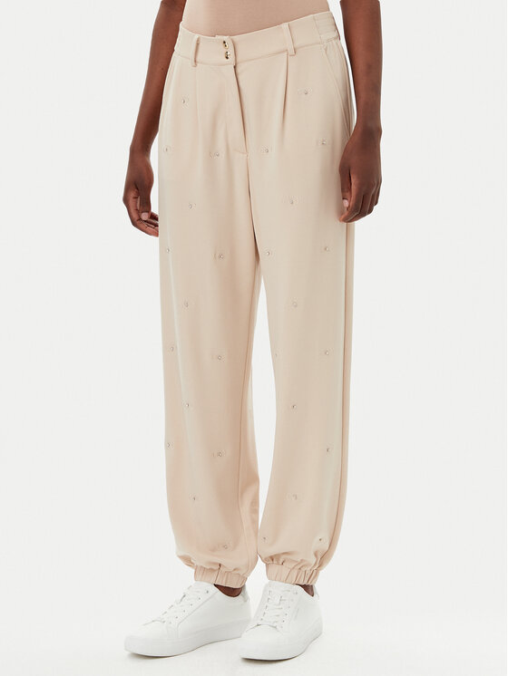 Liu Jo Sport Sportinės kelnės · Smėlio · Relaxed Fit