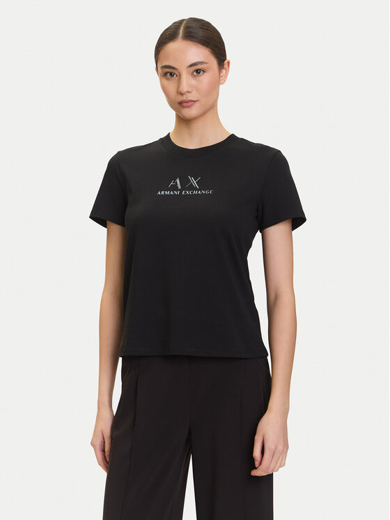 Armani Exchange Marškinėliai · Juoda