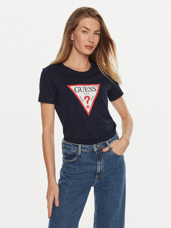 Guess Marškinėliai · Tamsiai mėlyna