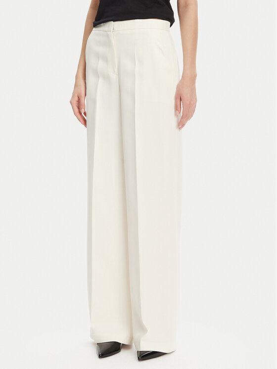 Kodas 20MAY PINKO Medžiaginės kelnės · Balta · Regular Fit