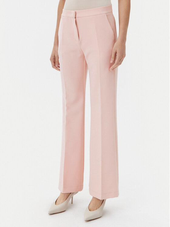 Maryley Medžiaginės kelnės · Rožinė · Regular Fit