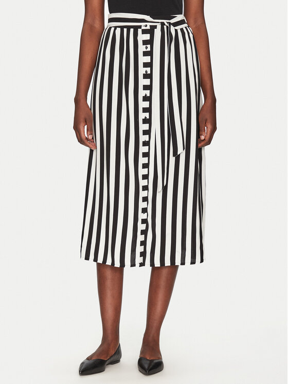YAS Midi sijonas · Juoda · Midi