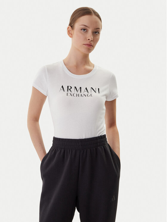 Armani Exchange Marškinėliai · Balta