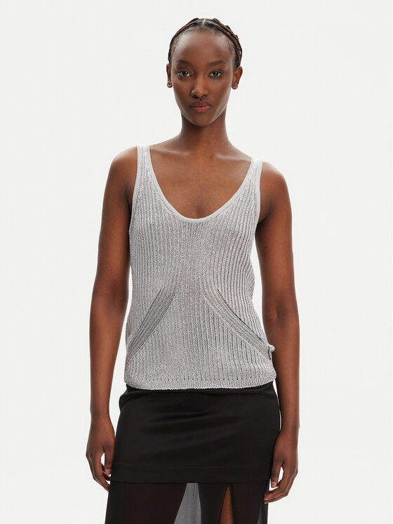 PINKO Megztinis · Pilka · Regular Fit