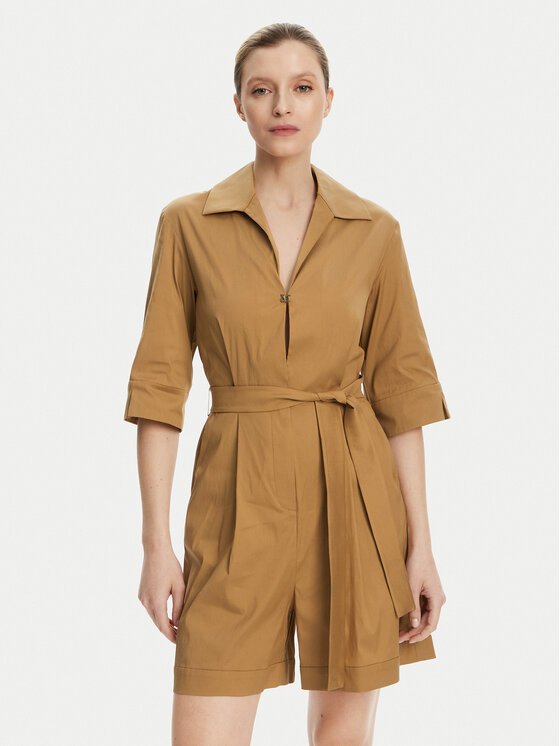 Max Mara Beachwear Kombinezonas · Ruda · Virš kelių