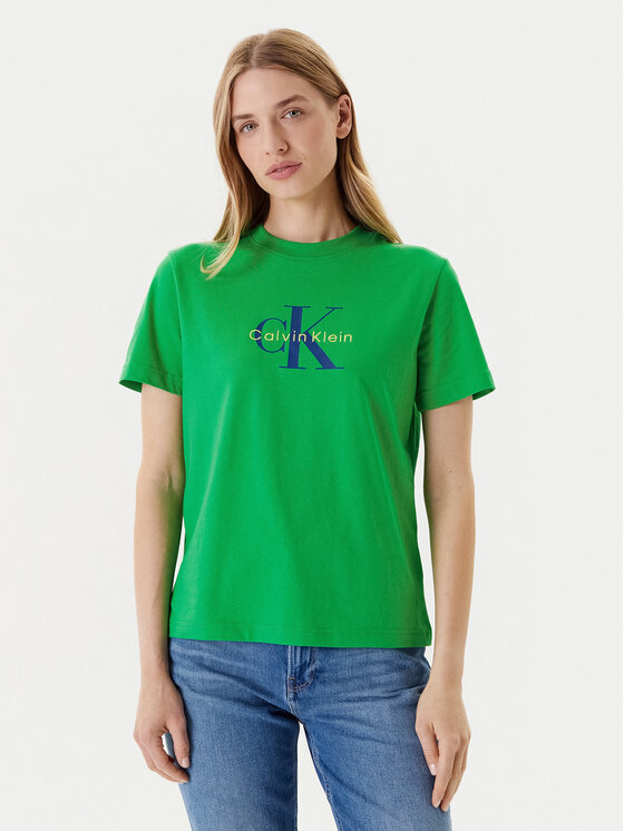 Calvin Klein Jeans Marškinėliai · Žalia