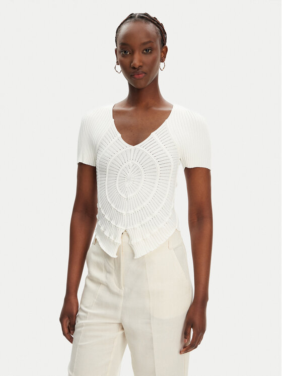 PINKO Megztinis · Balta · Regular Fit