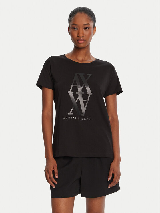 Armani Exchange Marškinėliai · Juoda