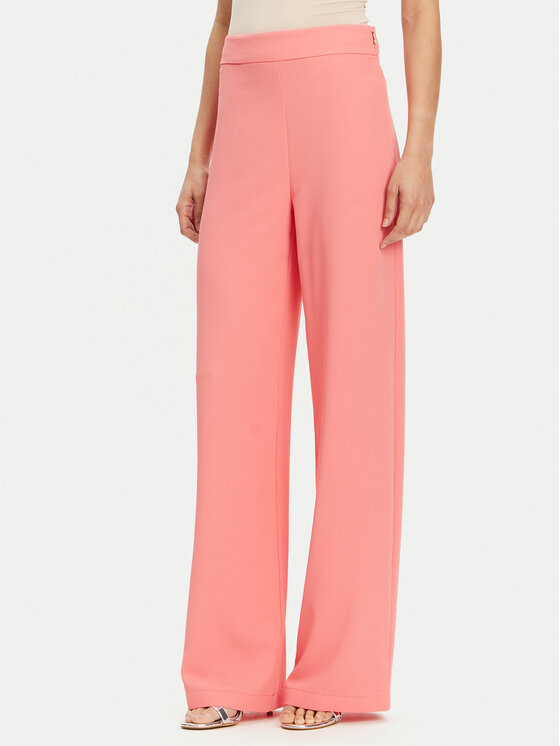 Patrizia Pepe Medžiaginės kelnės · Koralų · Regular Fit