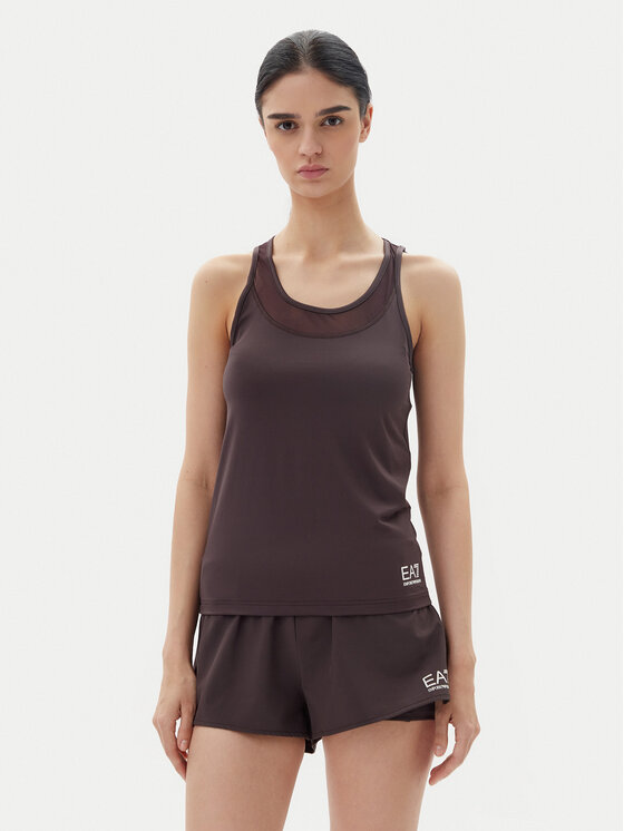 EA7 Emporio Armani Techniniai marškinėliai · Ruda