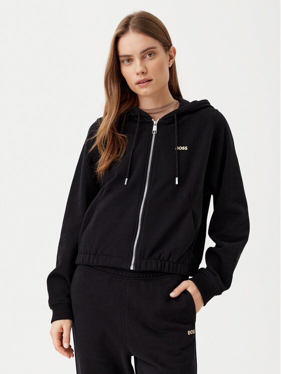 BOSS Džemperis · Juoda · Regular Fit