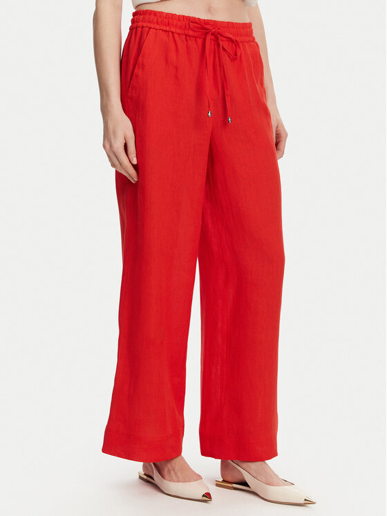 Kodas 20MAY Marella Medžiaginės kelnės · Raudona · Regular Fit