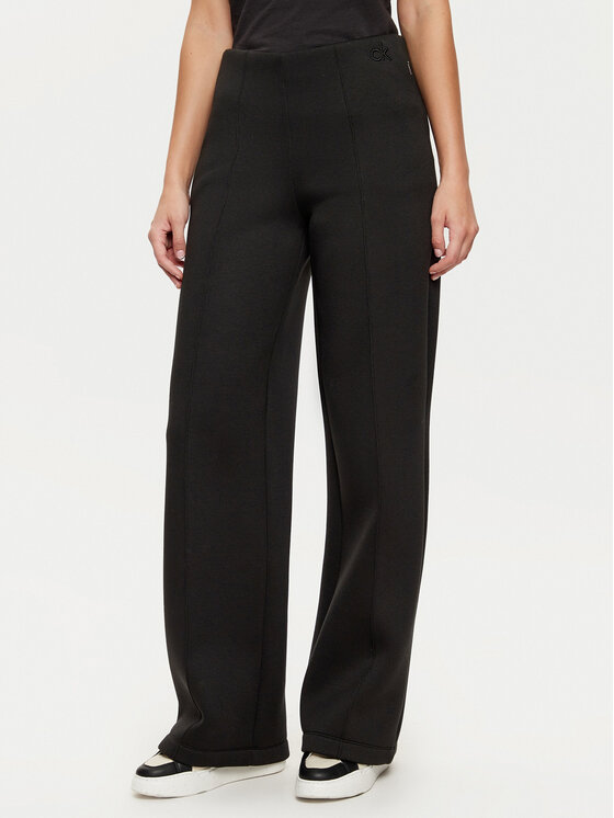 Kodas 20MAY Calvin Klein Medžiaginės kelnės · Juoda · Relaxed Fit