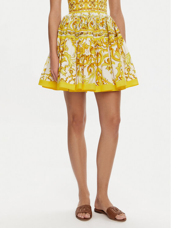 Dolce&Gabbana Mini sijonas · Geltona · Mini