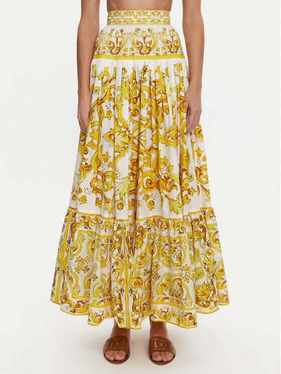 Dolce&Gabbana Maksi sijonas · Geltona 1