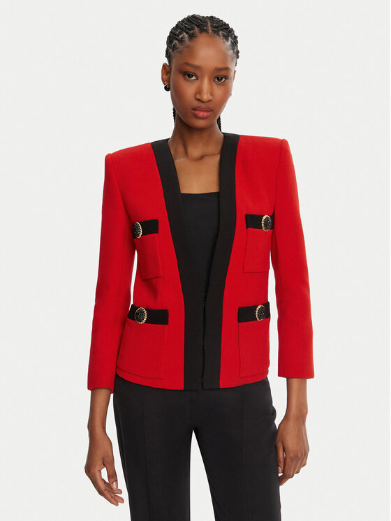 Balmain Švarkas · Raudona · Regular Fit 2