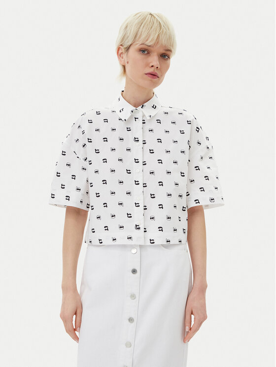 KARL LAGERFELD Marškiniai · Balta