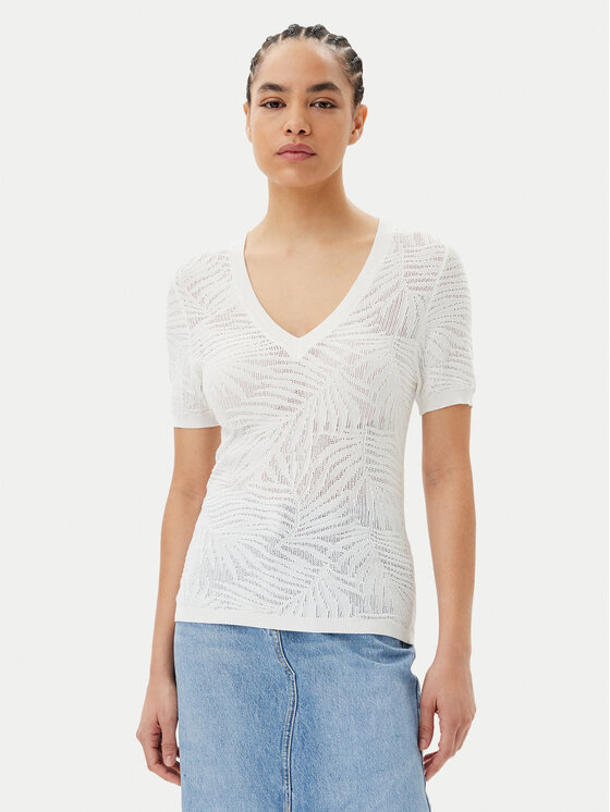 Morgan Megztinis · Balta · Regular Fit