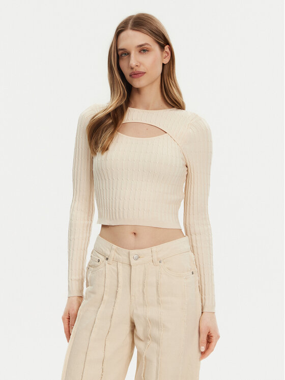 ONLY Megztinis · Smėlio · Regular Fit