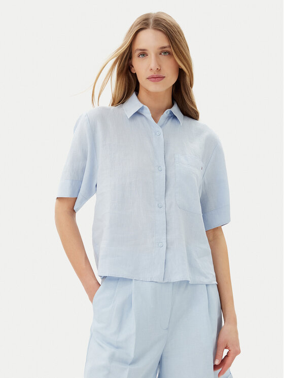 Tommy Hilfiger Marškiniai · Žydra